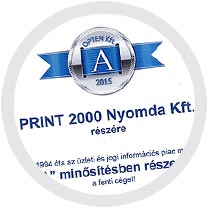 Print 2000 Nyomda fejlesztés
