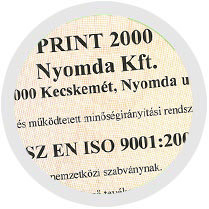 Print 2000 Nyomda fejlesztés