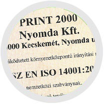 Print 2000 Nyomda fejlesztés